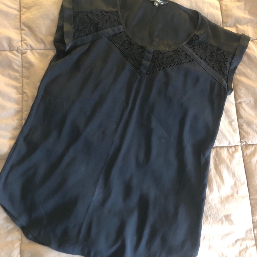 Express Black Blouse